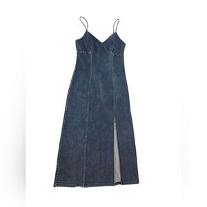 American Eagle Outfitters Dark Wash Denim Dress Medium NWT